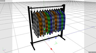 C4D模型 衣架