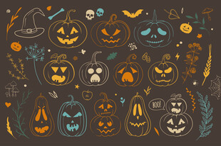 万圣节背景素材