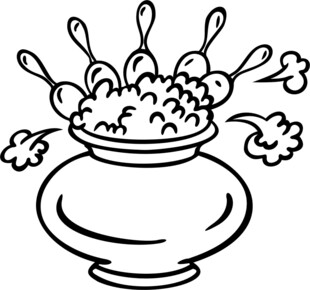 食品器具简笔画