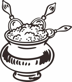 食物器具简笔画