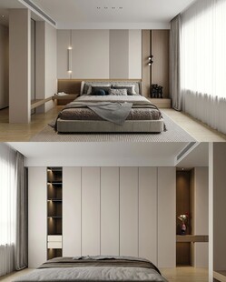 室内设计全屋定制厨房卧室衣柜