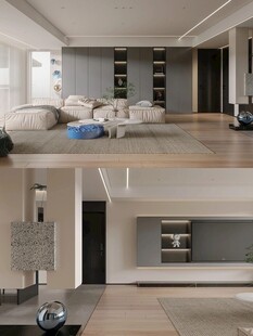 室内设计全屋定制柜子衣柜橱柜吊