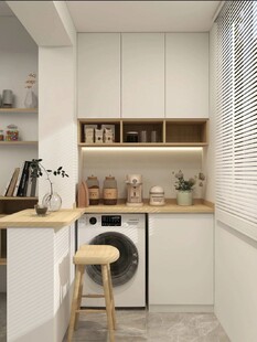 全屋定制柜子衣柜阳台柜洗衣机柜