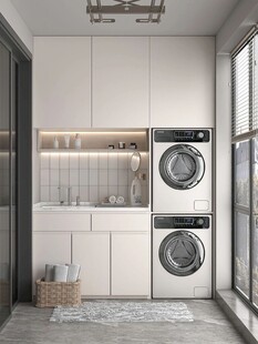 全屋定制柜子衣柜阳台柜洗衣机柜