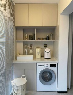 全屋定制柜子衣柜阳台柜洗衣机柜