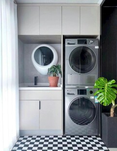 全屋定制柜子衣柜阳台柜洗衣机柜