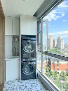 全屋定制柜子衣柜阳台柜洗衣机柜