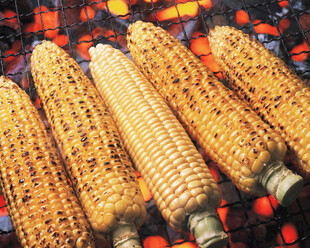 烤玉米 餐饮美食