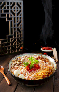 榨菜肉丝粉
