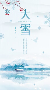 大雪海报