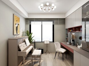 书房设计效果图