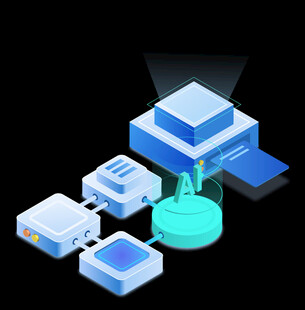 3D立体互联网图标