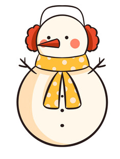  卡通雪人