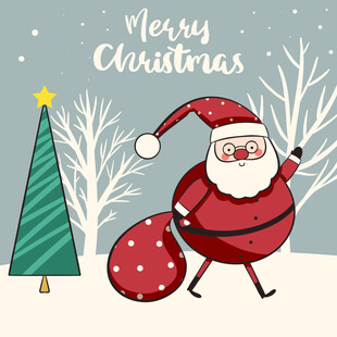 圣诞老人插画