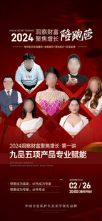 嘉宾讲师人物海报