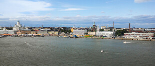  赫尔辛基市中心全景