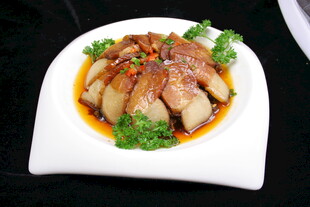 蒸腊肉