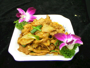 腊白菜五花肉 