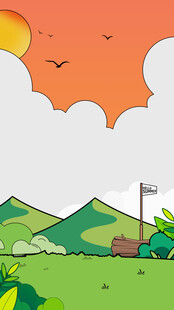 亲子活动夏令营海报背景