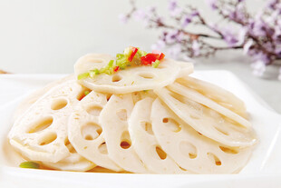 清炒藕片
