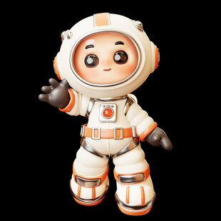 3D卡通宇航员