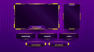 网络游戏科技边框