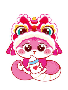 蛇年快乐 蛇卡通 插画 图片素