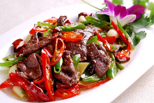 青椒炒牛肉