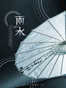 雨水节海报展板素材