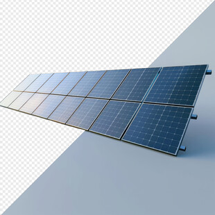高清太阳能板 可换背景