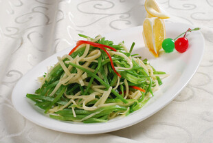 三丝脆豆银针