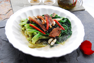 豆豉鲮鱼油麦