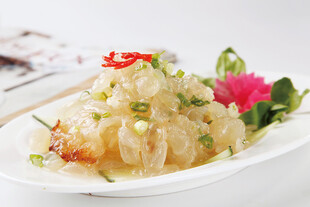 葱油海蜇头