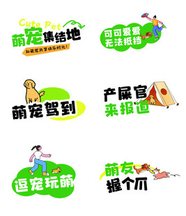 宠物手举牌
