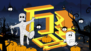 万圣节海报展板素