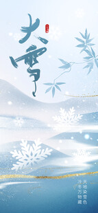 大雪海报