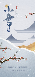 小雪海报