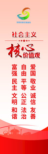 城建海报宣传文明核心价值观
