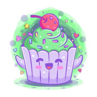 纸杯蛋糕卡哇伊