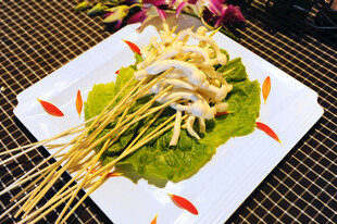 烤菌菇