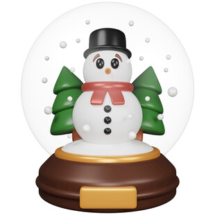 圣诞雪人摆件