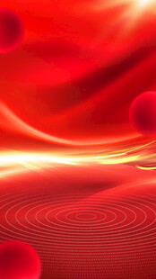 红色大气党建背景全屏海报