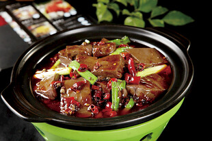 麻辣鸭血