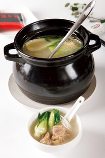 腊鸡煮青菜