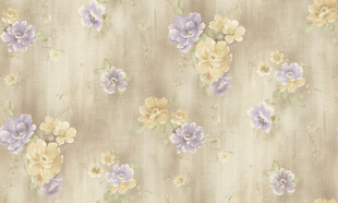 美式写实花卉壁纸图案图形