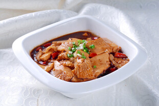 肉片烧豆腐