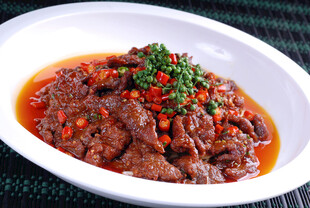 干捞黄牛肉 