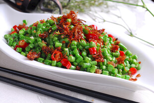 肉松炒豆角