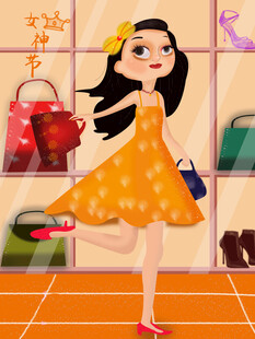 38妇女节女王节女神节海报图片