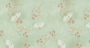 数码扎染小花